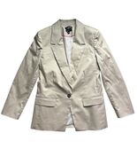 J. Crew Willa Khaki Beige Cotton Chino Blazer Jacket 4 Career Schoolboy ... - $861.98 MXN