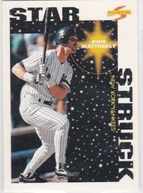 G) 1996 Score Pinnacle Baseball Trading Card Don Mattingly #377 Star Struck - £1.56 GBP