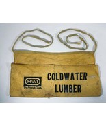  Advertising Apron Pouch - Coldwater Lumber - Yellow - $261.90 MXN