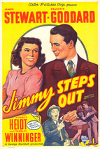James Stewart and Paulette Goddard in Jimmy Steps Out 24x18 Poster - £19.22 GBP