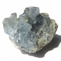 Natural Sky Blue Celestite Crystals  Madagascar   cel217 107 g - $15.17