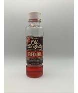 Old English Red Oil Furniture Polish Label Old Stock Glass Bottle - €6,78 EUR