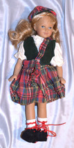 #3187 1993 Unimax Toys Scottish 11 1/2” Doll Plaid Kilt - $20.00