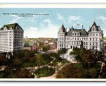 State Capitol and Telephone Building  Albany New York UNP WB Postcard M19 - $3.91