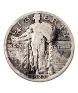 1927-S Argent Debout Liberty Quarts 25C ( Bon, G État) - €47,14 EUR