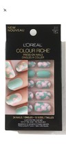 L&#39;Oreal Colour Riche 24 Press-On Nails *HIGH TEA* #205 Brand New In Box - £8.90 GBP