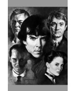 Sanjulian Signed Sherlock Holmes Original Art Oil Painting Benedict Cumb... - $37,633.39 MXN