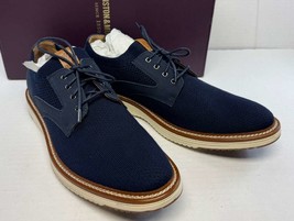 Johnston &amp; Murphy Men&#39;s Upton Knit Plain Toe Navy Knit 11.5 M US - $87.30
