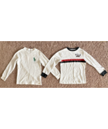Pair of Polo Ralph Lauren Boys Long Sleeve Crew Neck T-Shirts (White) - ... - $27.57 CAD