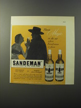 1953 Sandeman Sherry and Port Ad - There&#39;s Magic in the air - £14.78 GBP