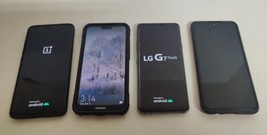 4 Smartphones for parts/repair Huawei LG OnePlus *read* - $105.40