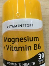 Magnesium and Vitamin B6 --30 muscle health and helps manage sleep. - $201.78 MXN