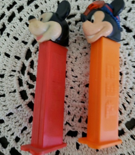 Two (2) ~ Disney ~ Mickey Mouse Collectible Pez Dispensers ~ 3 Item image 2