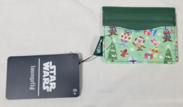 NWT Loungefly Disney Star Wars The Mandalorian Christmas Chibi AOP Cardh... - £16.85 GBP