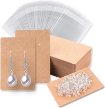 Earring Cards for Selling Including 120 Pcs Earring Holder Cards, 120 Ea... - $355.96 MXN