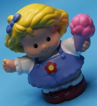 Fisher Price Little People Sara Lynn With Ice Cream Cone Circus Summer 2003 - £3.98 GBP