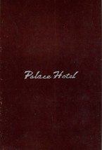 Palace Hotel Room Service Menu Tokyo Japan  - £32.49 GBP