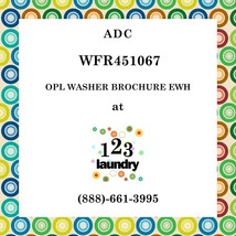 ADC-WFR451067-OPL WASHER BROCHURE EWH - $0.93 MXN