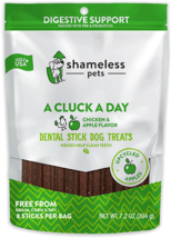 Shameless Pets Dental Sticks A Cluck A Day 7.2oz - £21.78 GBP
