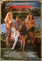 Baywatch Movie Poster Forbidden Paradise 40”x27” Printed 1994 Pamela And... - $89.09