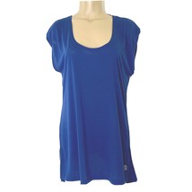 The Balance Collection Womens size XL Sleeveless Top Athletic Yoga Layering Blue - £17.97 GBP