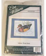 ELSA WILLIAMS Solitary Wood Duck NEEDLEPOINT KIT (06319) New Sealed and ... - $44.99