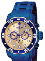 Pro Diver Multi-Function Champagne Dial Blue Ion-plated Men&#39;s Watch 15044 - £308.70 GBP