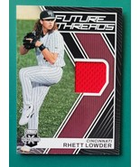 2023 Panini Elite Extra Edition - Future Threads Rhett Lowder RC Patch #... - $72.05 MXN