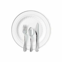 Member's Mark Premium Plastic Silver-Look Cutlery Combo (180 ct.) image 6