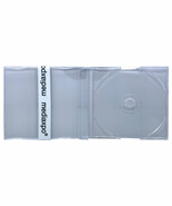SLIM Import CD-5 Maxi SUPER Clear CD Jewel Cases J Card European 7.2mm - $28.06 CAD+