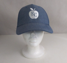 OSFM KC Apple Blue Embroidered Adjustable Unisex 100% Polyester Baseball... - $12.60