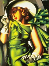 10355.Decor Poster.Room wall art design.Lempicka painting Lady in green gloves - $17.10+