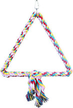 Happy Beaks Triangle Cotton Rope Swing by Ae Cage Company - £20.46 GBP+