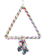 Happy Beaks Triangle Cotton Rope Swing by Ae Cage Company - £21.92 GBP+