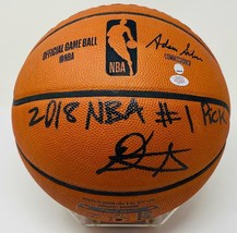 D EAN Dre Ayton Autographed 2018 Nba #1 Pick Authentic Basketball Gdl Le 18/22 - £715.42 GBP