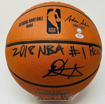 DEANDRE AYTON Autographed 2018 NBA #1 Pick Authentic Basketball GDL LE 1... - £702.18 GBP