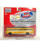 HO Scale Union Pacific Bus RR Inter State GMC PD-4103 32105 Mini Metal D... - $21.99