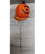 Vintage Halloween Jack O Lantern Floral Pick #1 - £14.53 GBP