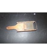 ANTIQUE CHEESE SLICER WOOD METAL - £26.70 GBP