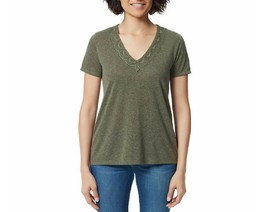 Ella Moss Ladies&#39; V-Neck Short Sleeve Lace Top - $19.99