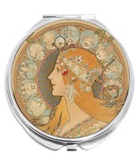 Art Nouveau La Plume Compact with Mirrors - Perfect for your Pocket or P... - £9.37 GBP