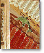 Leaf Notebook Journal Hand Crafted Bali Dolphin Seed pods Natural Leaves... - £9.76 GBP