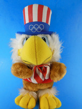 Vintage Wallace Berrie Plush SAM The OLYMPIC EAGLE 1980 Mascot 10" Korean made - $10.09