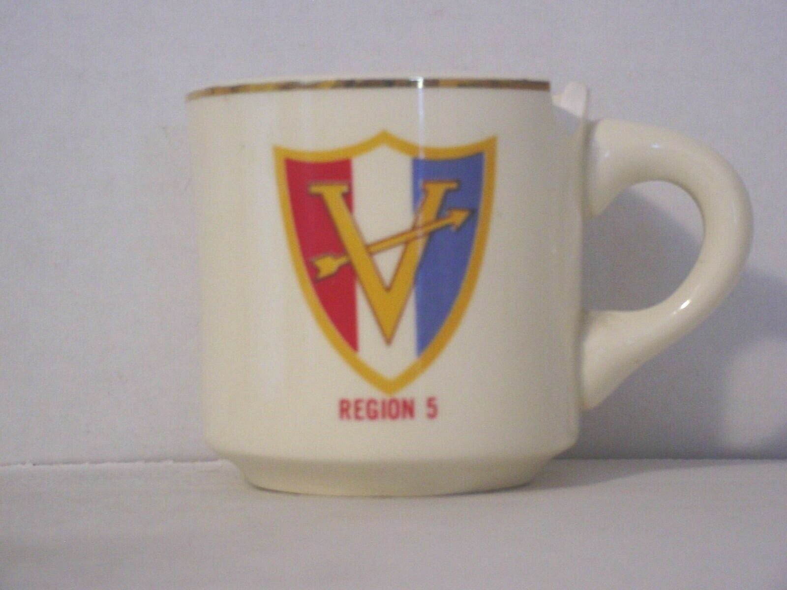 Primary image for BSA 1970's Boy Scout Coffee Mug Cup Region 5