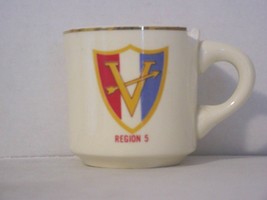 BSA 1970&#39;s Boy Scout Coffee Mug Cup Region 5 - £3.98 GBP