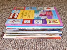 Lot 50 Cross Stitch Books Booklets Leaflets++ Patterns Various Brands++ ... - £58.25 GBP