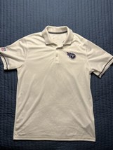 Nike Dri Fit NFL On Field Apparel Tennessee Titans Polo Shirt Men’s Large White - £15.50 GBP