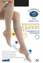 Gambaletti riposanti denari 140 den donna compressione forte MMHG 18/22 ... - $7.23