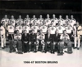 BOSTON BRUINS 1966-67 TEAM 8X10 PHOTO HOCKEY PICTURE NHL - £3.85 GBP
