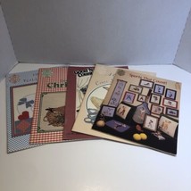 5 Designs by Gloria &amp; Pat Assorted Cross Stitch Pattern Books Lot Gordon Frazer - £15.45 GBP